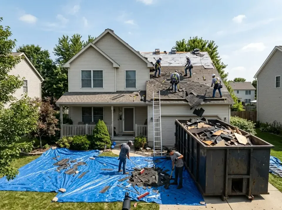 roof-replacement-debris-remova-004 — frequently asked questions, Cheapest Dumpster Rentals in The Colony, TX